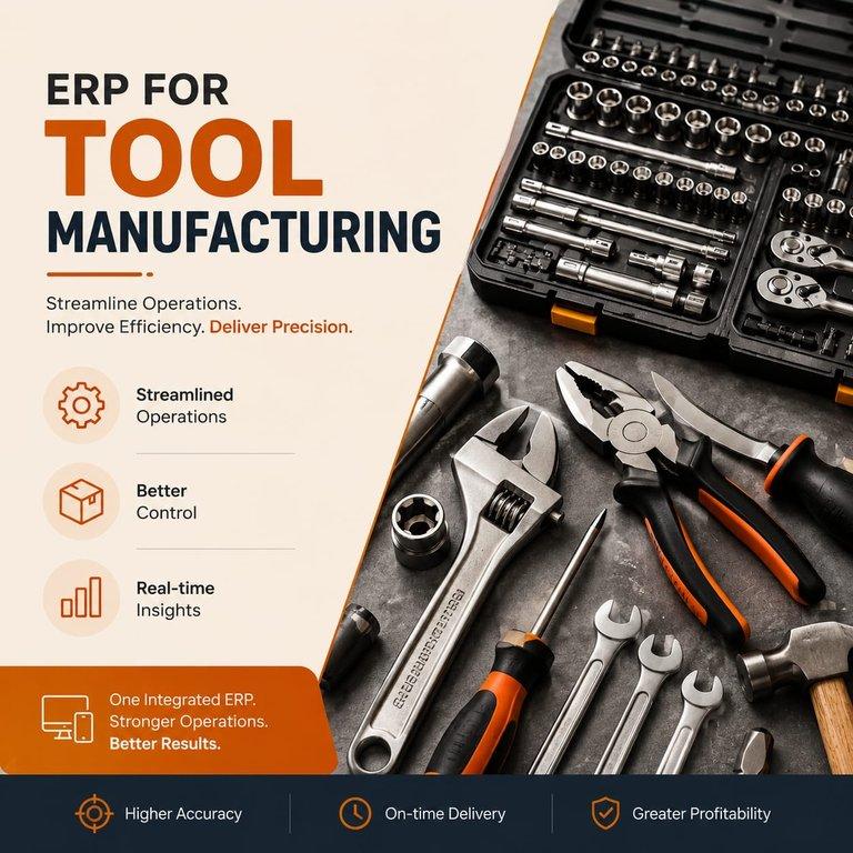 How DVNKS ERPNext Supports Tools Manufacturing Companies - Cover Image